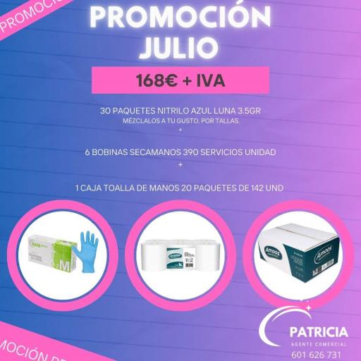 PROMOCION GUANTES DE NITRILO AZUL LUNA 3,5 GRAMOS