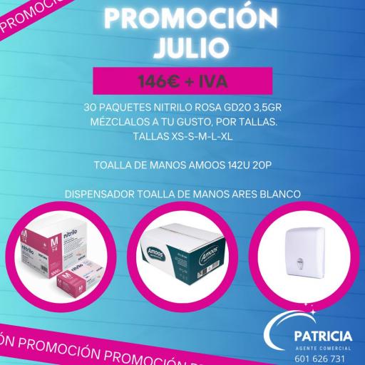 PROMOCION GUANTES DE NITRILO ROSA GD20 3,5 GRAMOS