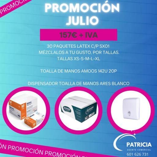 PROMOCION GUANTES DE LATEX CON POLVO SX01