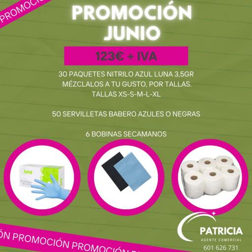 PROMOCION GUANTES DE NITRILO AZUL LUNA 3,5 GRAMOS