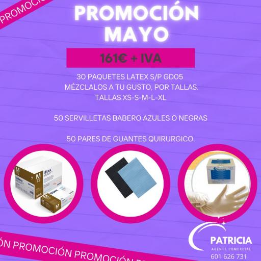 PROMOCION GUANTES DE LATEX SIN POLVO GD05
