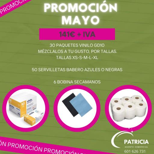 PROMOCION GUANTES DE VINILO SIN POLVO GD10