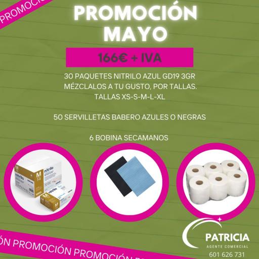 PROMOCION GUANTES DE NITRILO AZUL GD19 3 GRAMOS