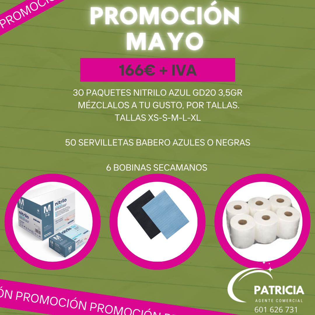 PROMOCION GUANTES DE NITRILO AZUL GD20 3,5 GRAMOS