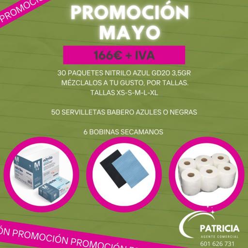 PROMOCION GUANTES DE NITRILO AZUL GD20 3,5 GRAMOS