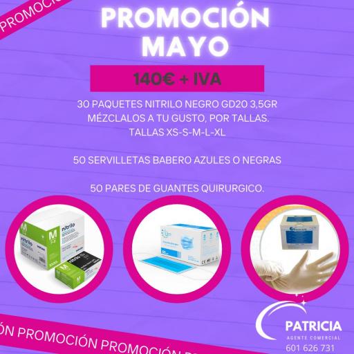 PROMOCION GUANTES DE NITRILO NEGRO GD20 3,5 GRAMOS