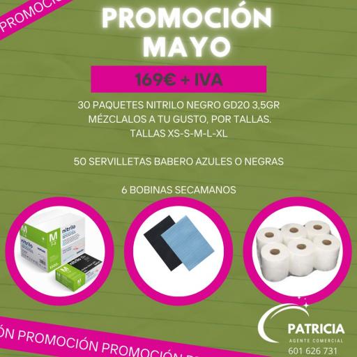 PROMOCION GUANTES DE NITRILO NEGRO GD20 3,5 GRAMOS