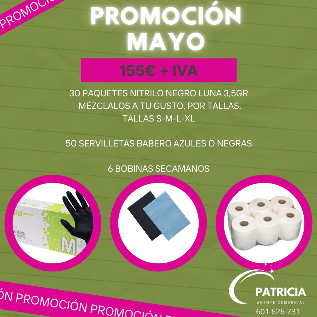 PROMOCION GUANTES DE NITRILO NEGRO LUNA 3,5 GRAMOS