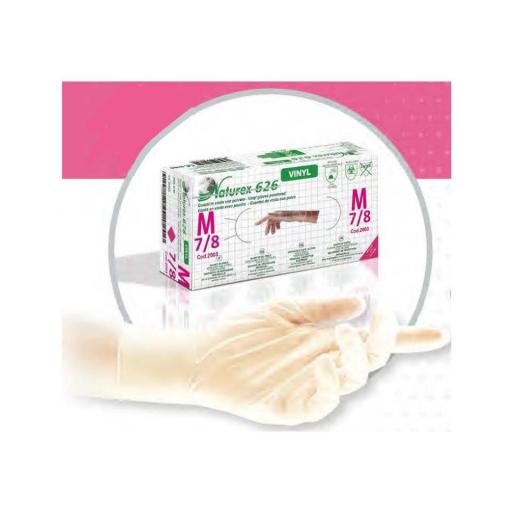 GUANTES VINILO 626 DERM SIN POLVO