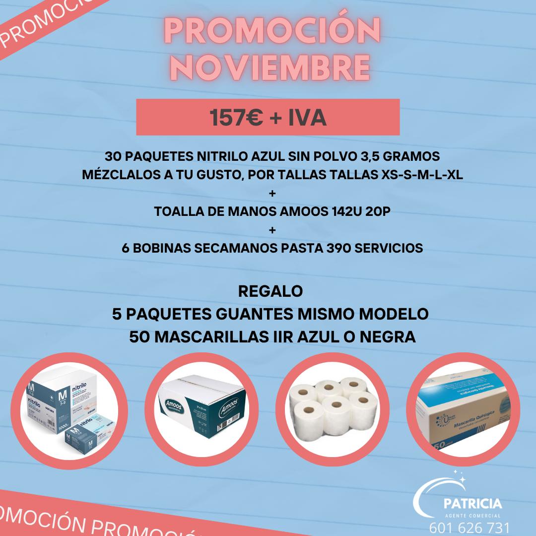 PROMOCION GUANTES DE NITRILO AZUL GD20 3,5 GRAMOS