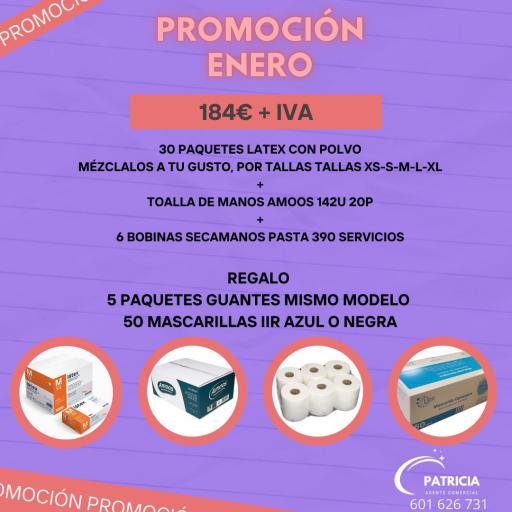 PROMOCION GUANTES DE LATEX CON POLVO SX01