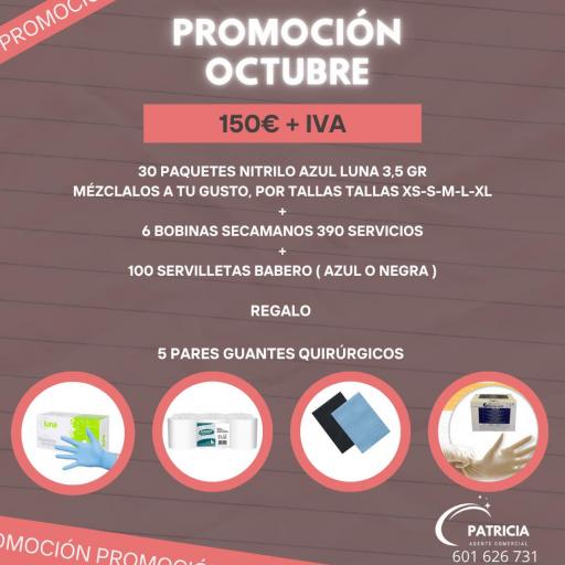 PROMOCION GUANTES DE NITRILO AZUL LUNA 3,5 GRAMOS