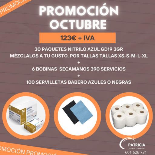 PROMOCION GUANTES DE NITRILO AZUL GD19 3 GRAMOS
