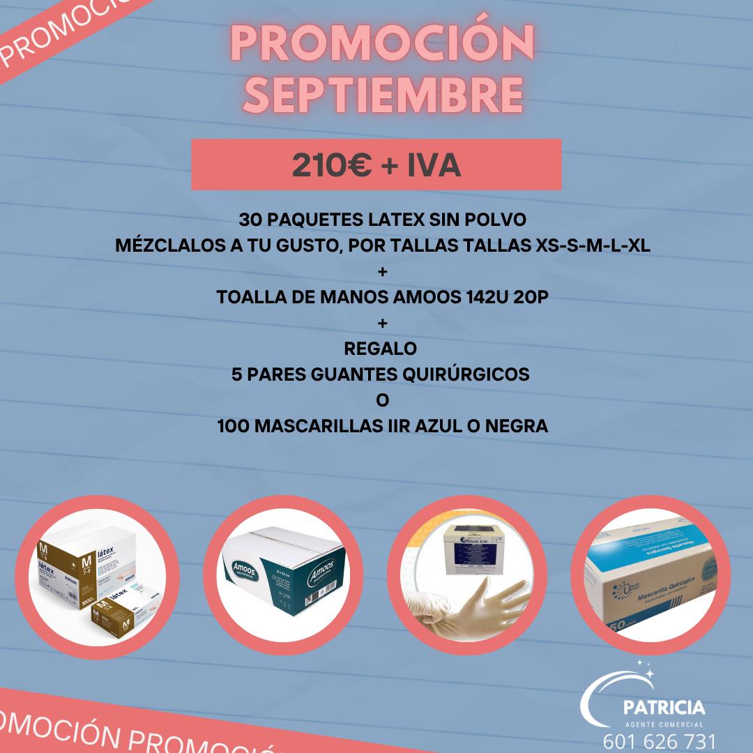 PROMOCION GUANTES DE LATEX SIN POLVO GD05