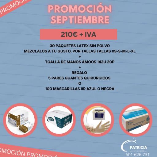 PROMOCION GUANTES DE LATEX SIN POLVO GD05