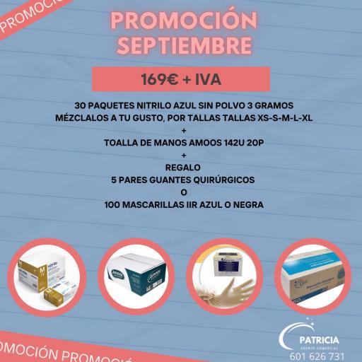 PROMOCION GUANTES DE NITRILO AZUL GD19 3 GRAMOS