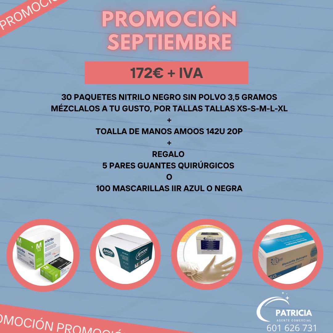 PROMOCION GUANTES DE NITRILO NEGRO GD20 3,5 GRAMOS