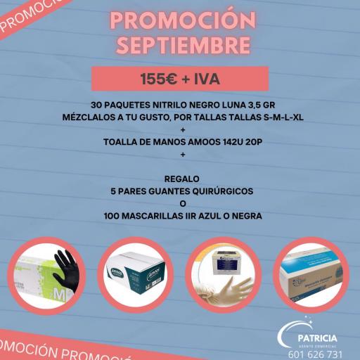 PROMOCION GUANTES DE NITRILO NEGRO LUNA 3,5 GRAMOS