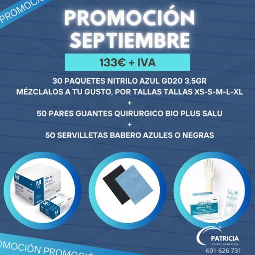 PROMOCION GUANTES DE NITRILO AZUL GD20 3,5 GRAMOS
