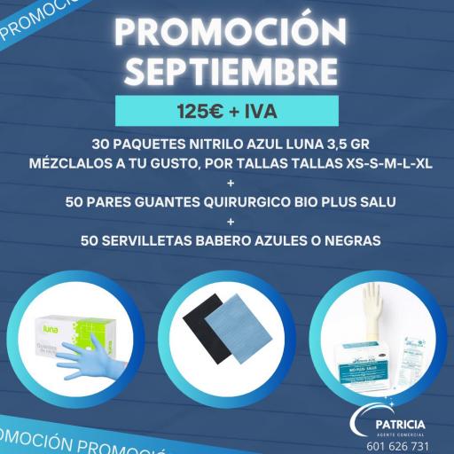 PROMOCION GUANTES DE NITRILO AZUL LUNA 3,5 GRAMOS