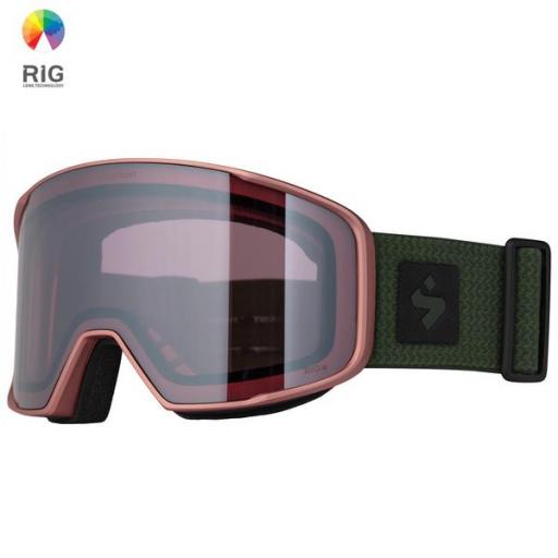 SWEET PROTECTION - Clockwork RIG® Reflect Goggles - RIG Malaia/Rose Gold/Thyme Trace