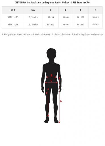 DISTON - Anti Corte Ski Racing 3/4 Mallas Junior Unisex [2]