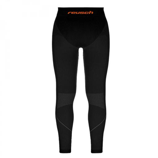 REUSCH - Térmica Leggings Junior. Negro-Naranja [1]