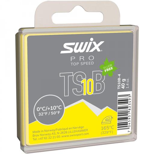 SWIX - Cera TS10 "BLACK", 0°C/+10°C, 40g [0]