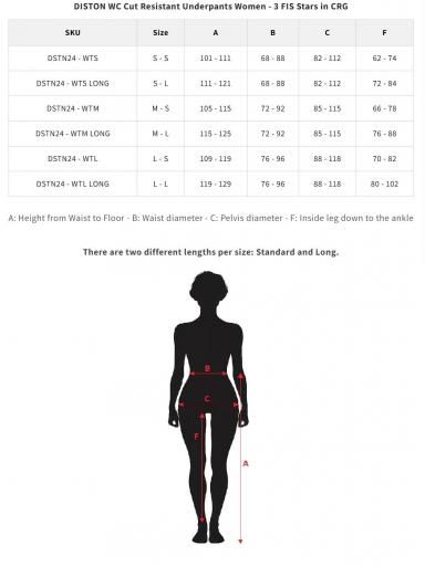 DISTON - Anti Corte Ski Racing 3/4 Mallas Mujer [2]