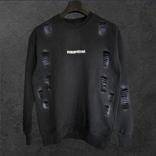 SUDADERA BALENCIAG@  (BORDADA)