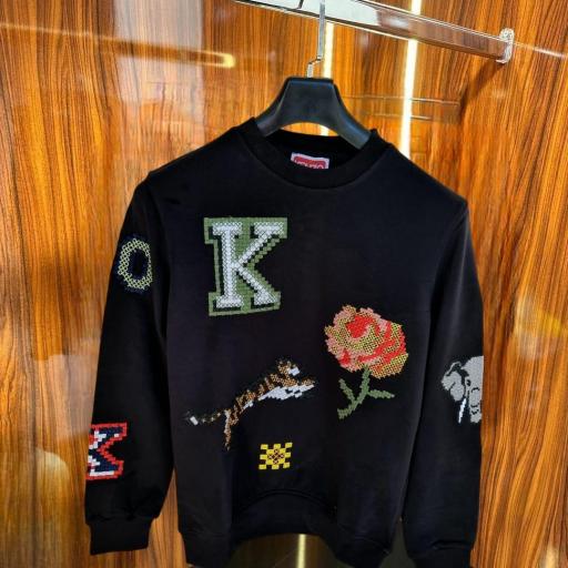 SUDADERA KENZO (NEGRA)