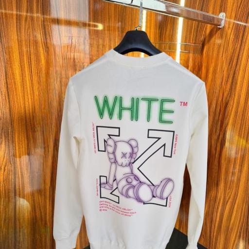SUDADERA OFF WHITE (BLANCA)