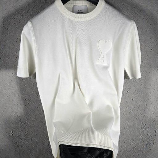 CAMISETA AMI PARIS (BLANCA)