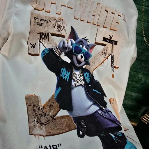 CAMISETA OFF WHITE (TOM) [2]