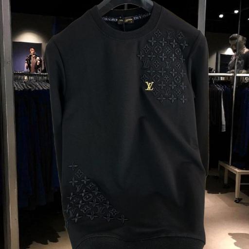 SUDADERA LV (Negra)