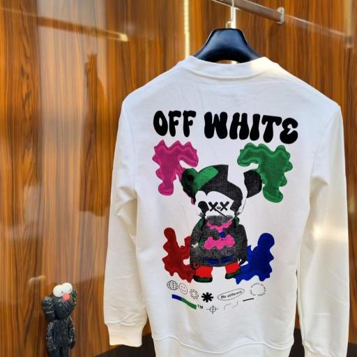 SUDADERA OFF WHITE (TOP)