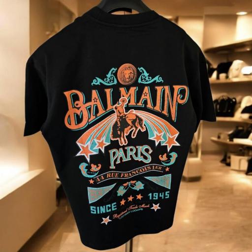 CAMISETA BALMAIN (oversize)