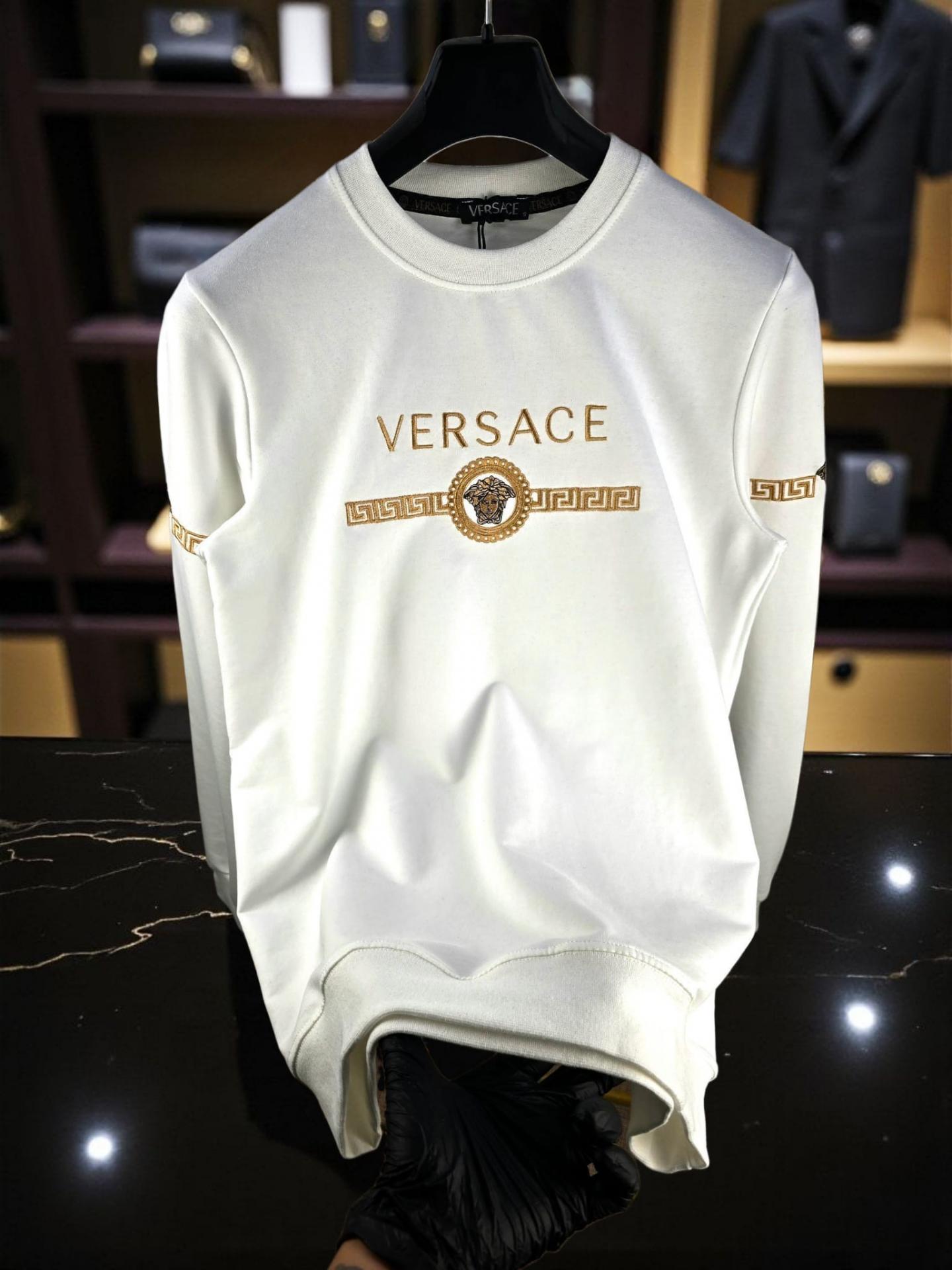 SUDADERA VERSAC€ (Blanca)