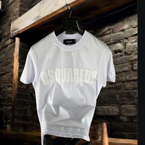 CAMISETA DSQ (BLANCA)