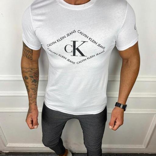 CAMISETA CK BLANCO