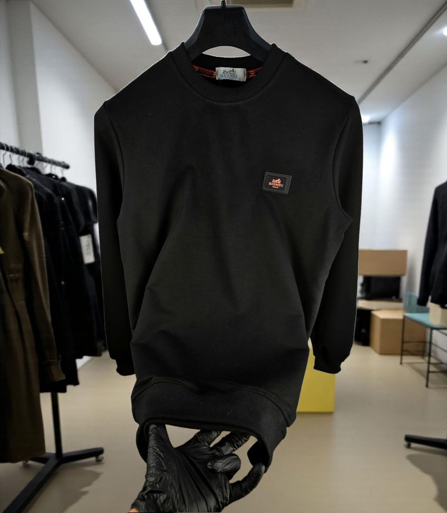 SUDADERA HERM€S (NEGRA)