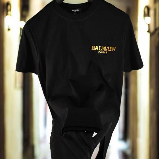CAMISETA BALMAIN (NEGRA)