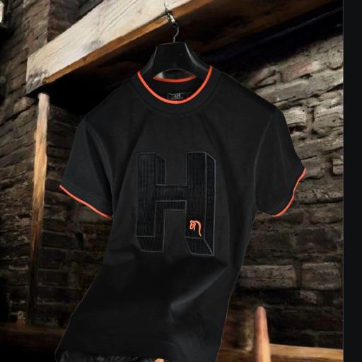 CAMISETA HERMES  (BORDADA)