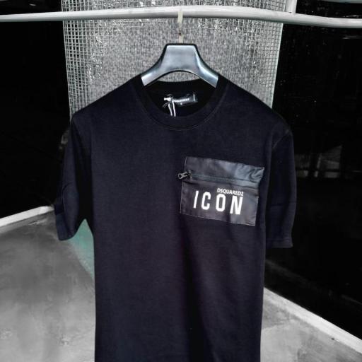 CAMISETA DSQ (NEGRA)