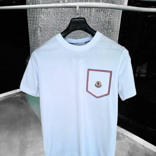 CAMISETA MONCLER  (BLANCA)