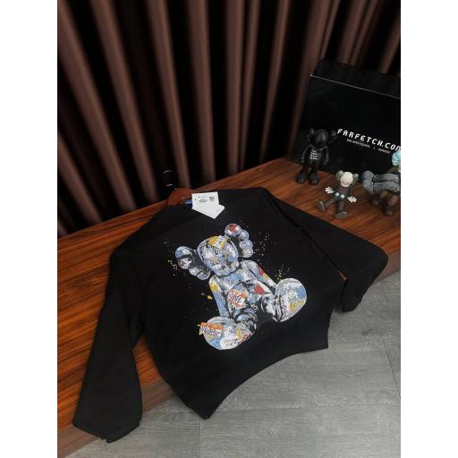 SUDADERA OFF WHITE (NEGRA)
