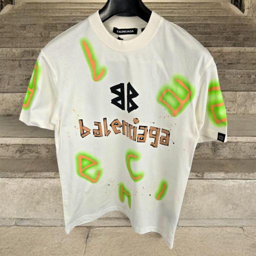 CAMISETA BALENCIAGA ( BLANCA )