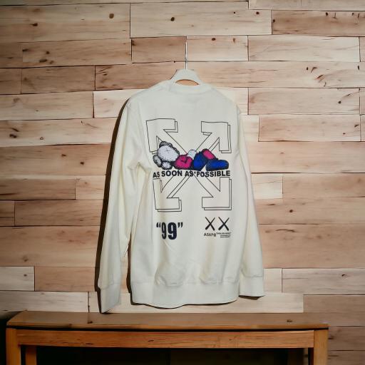 SUDADERA OFF WHITE