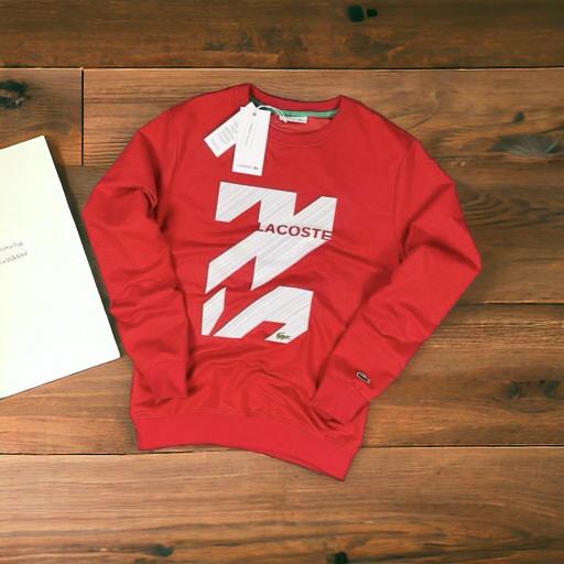 SUDADERA LCSTE ROJO