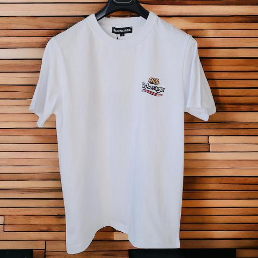 CAMISETA BALENCIAG@ (BLANCA)